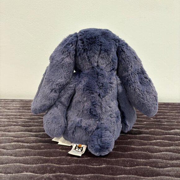 RARE Jellycat Medium Bashful Navy Bunny BNWT - Picture 5 of 6